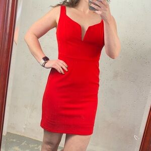 Boutique Red Sleeveless Cocktail Party Mini Dress Size Medium